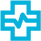 health icon, blue