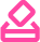 ballot box icon, pink